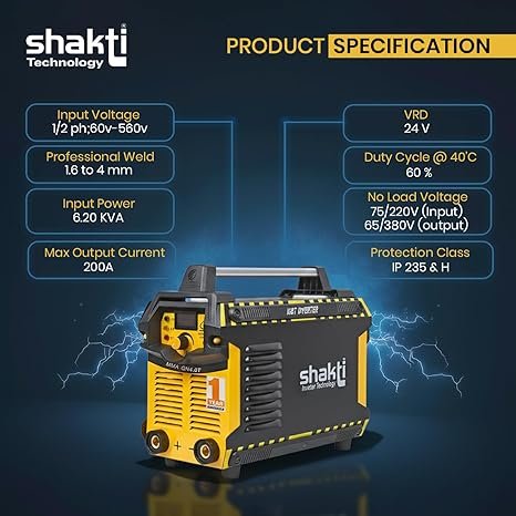 Shakti Technology Inverter Welding Machine 250Amps Single Phase With IGBT Technology -1-Year Warranty Best Offer Price 8900/. - Image 5