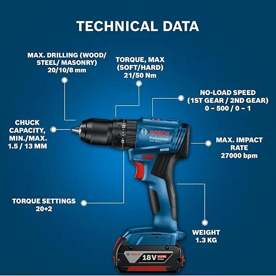 BOSCH GSB-185 for drilling wood sheet metal and driving screws Price 11000/. - Image 4