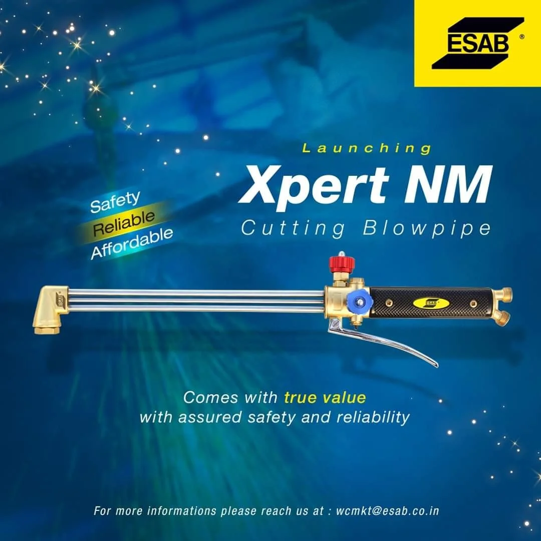 EXPART NM ESAB Gas Cutting Torch Blow Pipe India No1 Best Quality Get Price 4200/. - Image 5