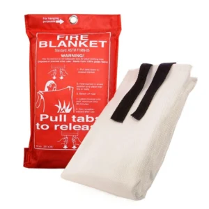 Fire Blanket 1×2 Mtr Protection Shelter Safety for Kitchen Fireplace Car Camping Fire Rescue Flame Retardant Sheet