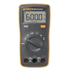 Fluke 106 Palm-sized Digital Multimeter Voltmeter 6000 Counts AC/DC Current Frequency Measurement Voltage Handheld Ohm Tester Wide Voltage Range Accurate LCD Display Offer Price 5600/.