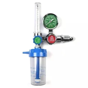 For Ambulance Oxygen Flow Meter Adjustment Valve with Regulator Medical Oxygen Flow Meter with Rotameter & Humidifier Bottle Compatible with Oxygen Cylinder for Home & Hospital Use Get Best Price 1180/.