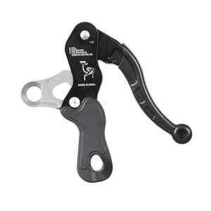 KARAM Grip Desender Advanced Climbing Gear for Safe Vertical Descents with Steel Quarter Turn Locking Karabiner Durable Lightweight Ideal for Climbing Caving & Rescue Mission PN401-PN113 Best Price 5900/.