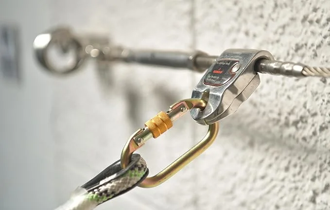 KARAM Steel Screw Locking Karabiner For Safety Rope Get Best Price 180/. - Image 3