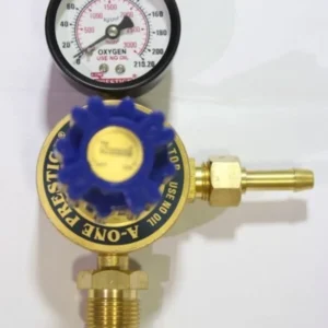 OXYGEN Single Stage Single Gauge Meter Gas Regulator A-One Prestige Brass Body Get Best Price Contact 9082404995