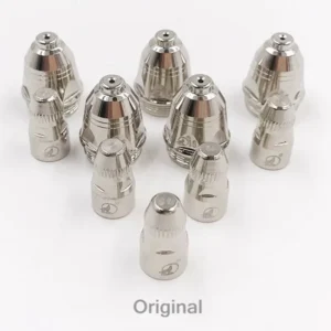 P-80 Plasma Nozzle Black Wolf Cutting Consumable Cutter Torch Nozzle Tips Electrode 1.5 mm Nozzle+Electrode CUT 80-100 AMP Plasma Cutting Torch 10Pcs Set Price 1100/.