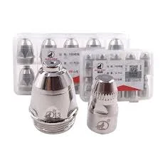 P-80 Plasma Nozzle Black Wolf Cutting Consumable Cutter Torch Nozzle Tips Electrode 1.5 mm Nozzle+Electrode CUT 80-100 AMP Plasma Cutting Torch 10Pcs Set Price 1100/. - Image 2