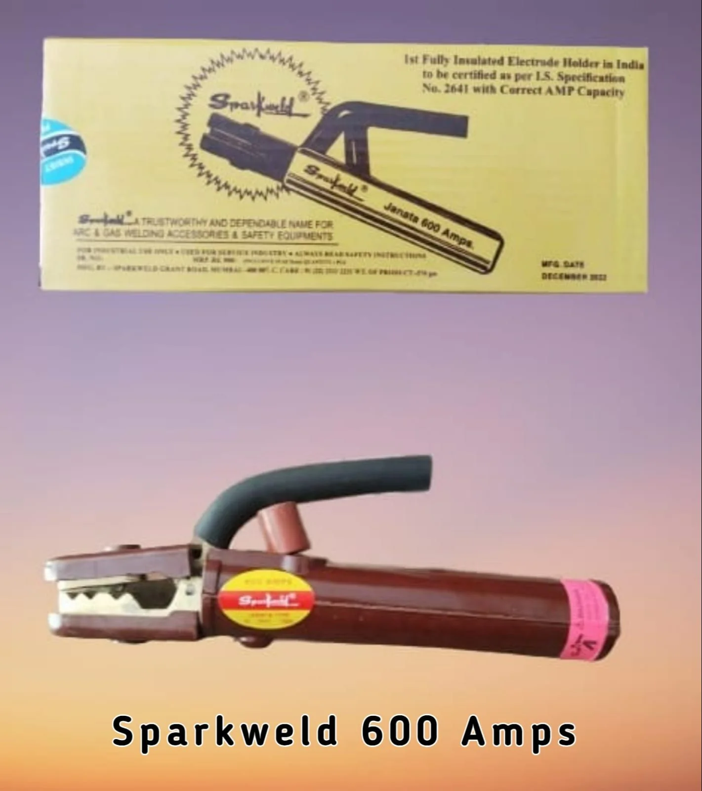 SPARK-WELD Welding Holder BRASS Body 600Amps Forging Brass Quality Full Heavy Duty Get Best Offer Price 610/. - Image 3